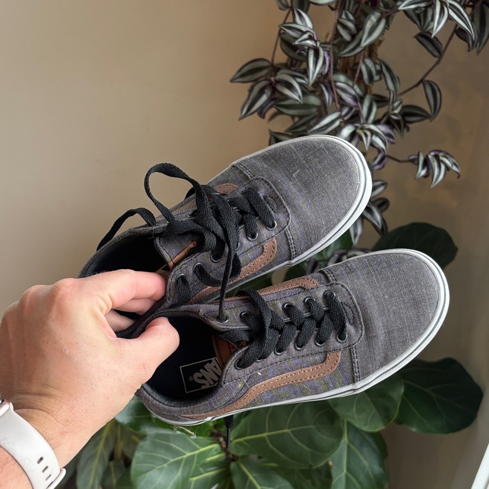 Vans Black and Gray Sneakers
